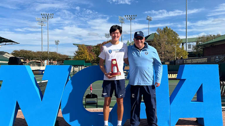 Zheng also became the first man from an Ivy League school to win a singles title in 102 years.