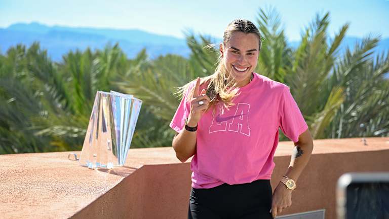 And what shoot would be complete for Sabalenka without filming a TikTok, or two?