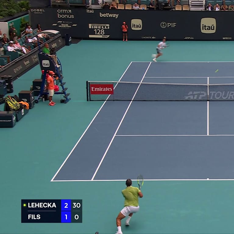Jiri Lehecka overpowers Arthur Fils to reach biggest career final | Miami Highlights